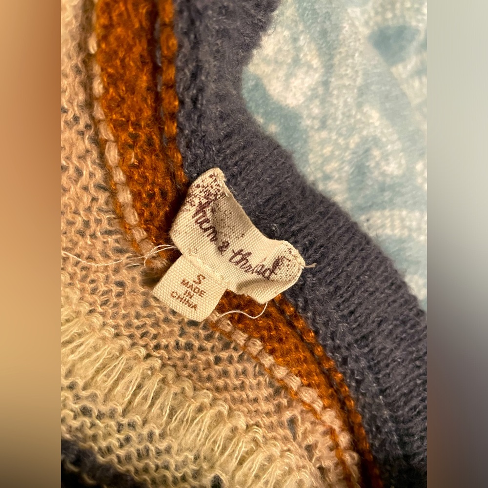 Hem and Thread | Striped Textured Crewneck Sweater